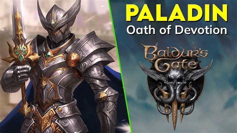 Baldurs Gate 3 Paladin Gameplay Oath of Devotion (BG3 EA) 4K 60FPS ...