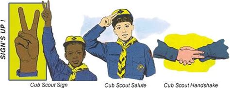 Cub Scout motto, sign, salute and handshake won't change - Bryan on Scouting