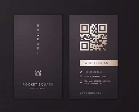 Business card design with QR code | Freelancer
