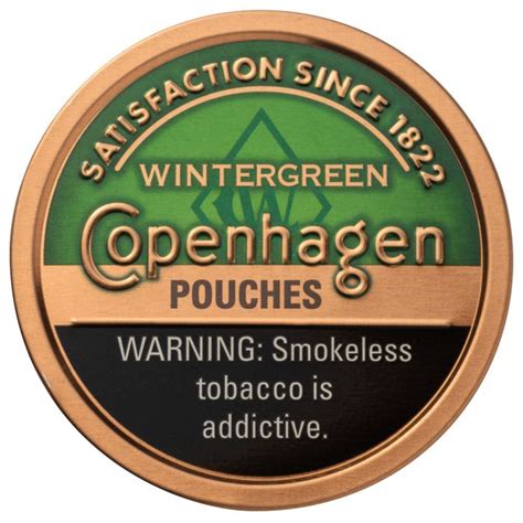 Order Copenhagen Wintergreen .82oz Original Pouches Northerner US