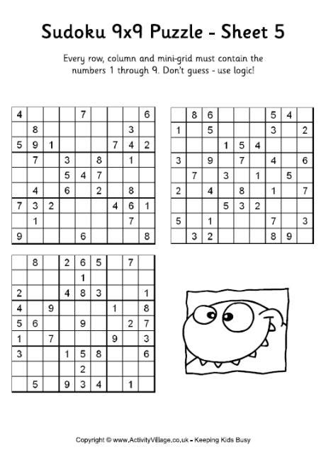 Sudoku 9x9 Puzzle 5