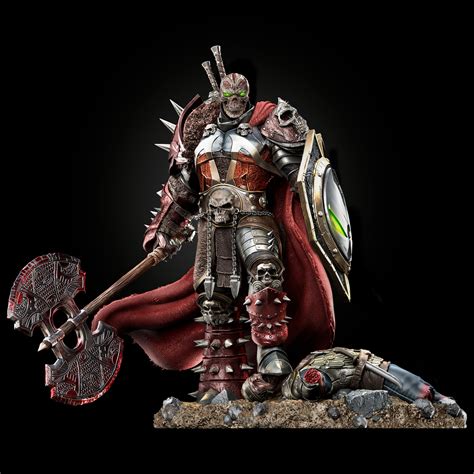 Medieval Spawn 1/4 Scale Custom Statue - Unboxing Bros