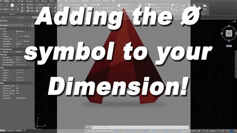 How To Find Diameter Symbol In Autocad - Printable Online