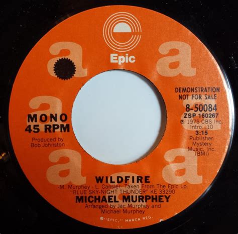 Michael Murphey* - Wildfire (1975, Vinyl) | Discogs