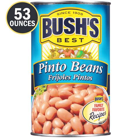 Bush's Pinto Beans, Canned Beans, 53 oz Can - Walmart.com