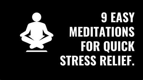 9 Meditation Techniques For Stress That Will Relieve Your Anxiety