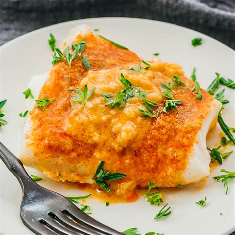 Lemon Baked Cod - Savory Tooth