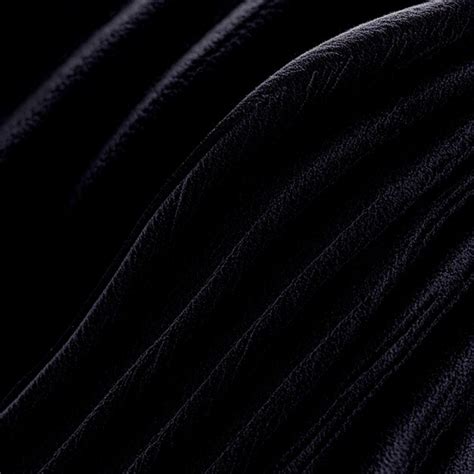 Premium AI Image | Close up on black velvet texture