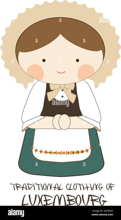 Girl luxembourg Stock Vector Images - Alamy