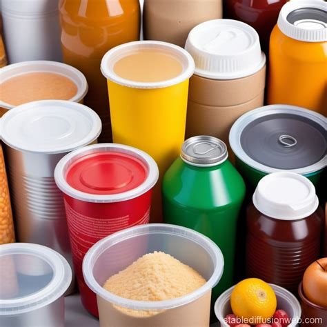 types of materials used in packaging of foods and drinks Prompts | Stable Diffusion Online