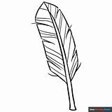 Feather Coloring Page  Easy Drawing Guides sketch template