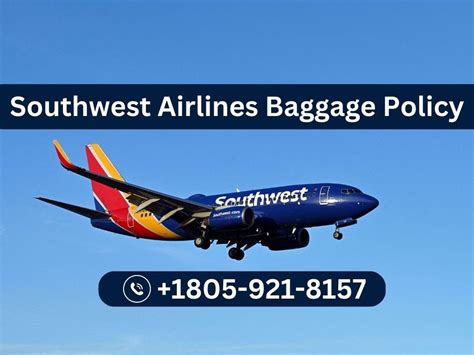 The Ultimate Baggage Policy Guide: 1805–921–8157 Southwest Airlines ...