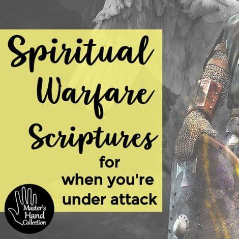 Spiritual Warfare Scriptures [for when you're under attack] - Master's Hand Collection