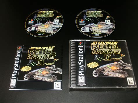 Star Wars Rebel Assault II - Sony PS1 - Complete CIB