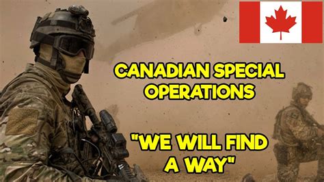 CANADA’S SPECIAL OPERATIONS FORCES (EVERY UNIT EXPLAINED) - YouTube