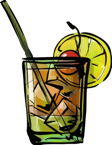 Whiskey sour cocktail | Public domain vectors