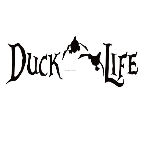 Duck Life Duck Hunting Decal - Duck Life Duck Hunting Sticker - 7003 - Waterfowldecals