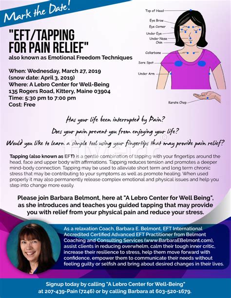 Free EFT/Tapping for Pain Relief workshop