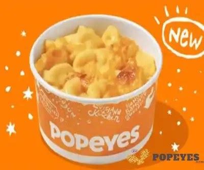 Popeyes breakfast Menu Items