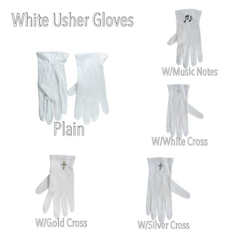 White Worship/Usher Gloves - Worship-Life