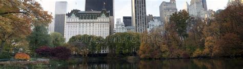 Plaza Hotel - Central Park South Stock Photo - Image of foliage ...