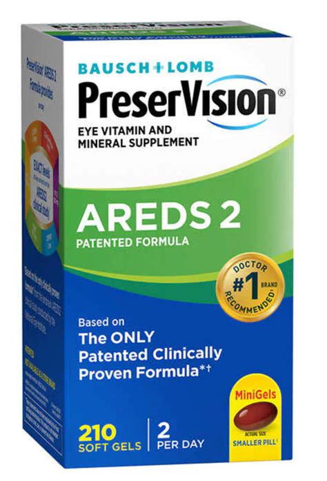 PreserVision 210 Soft Gels, AREDS 2 Formula — Syessa