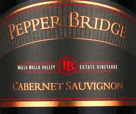 Pepper Bridge Winery 2011 Cabernet Sauvignon, Walla Walla