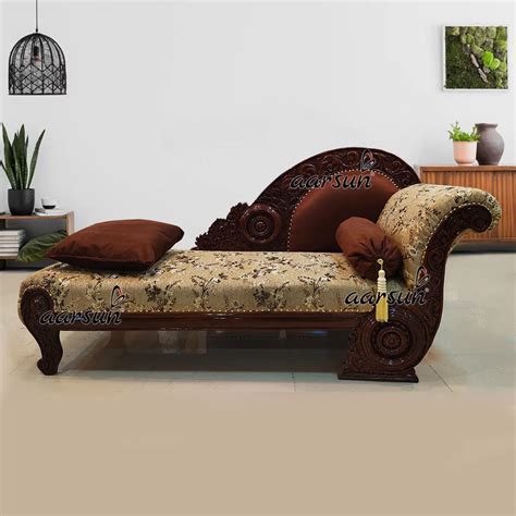 Wooden Couch Chaise Lounge Diwan top Designs