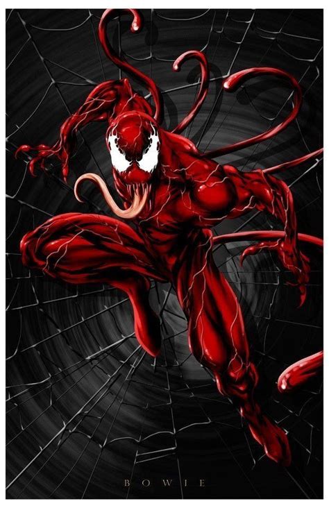 50 ilustraciones de Carnage, el enemigo más brutal de Spidey | Superheroes y villanos ...