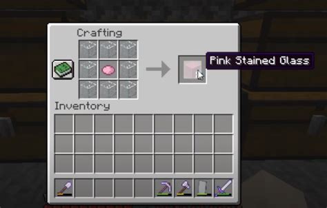 How To Make A Pink Stained Glass Pane: Minecraft Recipe