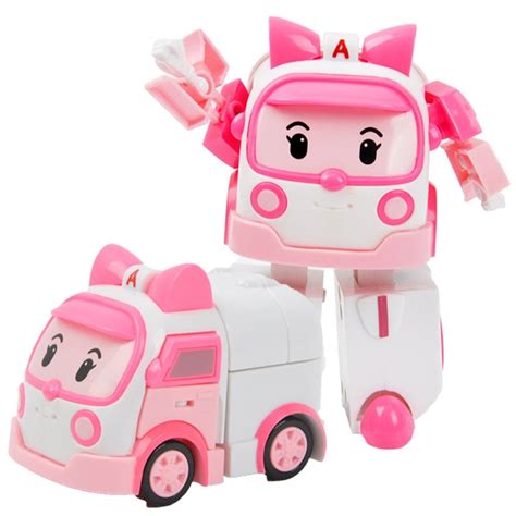 Robocar Poli Transformation Robot Poli Amber Roy Car Toys Action Figure Toys | Walmart Canada