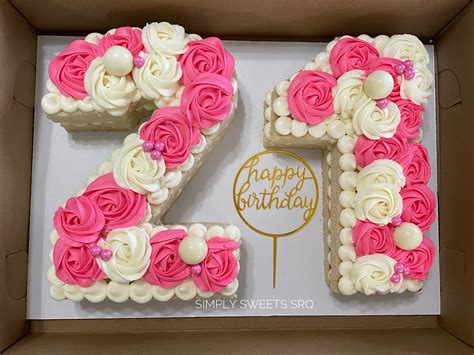 Number “21” Cake | 22nd birthday cakes, Funny birthday cakes, Pretty ...