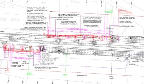 Teddington station platforms to be extended for longer trains - Teddington, Middlesex, UK