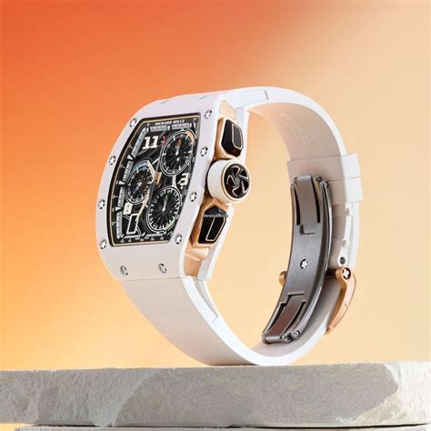 Richard Mille White Ceramic Winding Lifestyle Flyback Chronograph 2022 ...