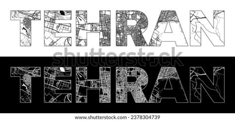 Tehran City Name Iran Asia Black Stock Vector (Royalty Free) 2378304739 | Shutterstock