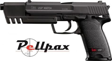 Heckler & Koch USP Match Gas 6mm Airsoft - Gas Powered Airsoft Pistols ...
