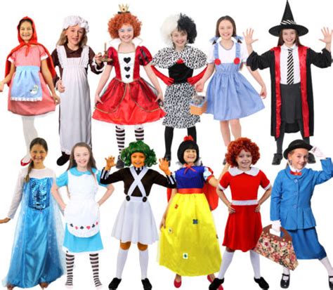 GIRLS BOOK CHARACTER COSTUMES FAIRYTALE WORLD BOOK DAY CHILD FANCY ...