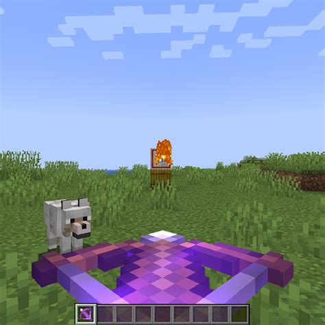 Flame Enchantment Works on Crossbow Minecraft Data Pack