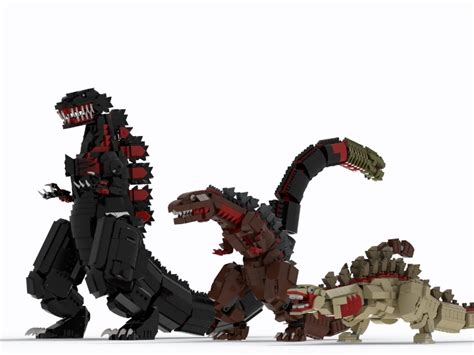 Shin Godzilla from BrickLink Studio [BrickLink]