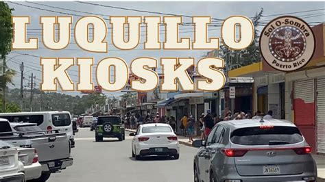 Walking the Luquillo Kiosks Luquillo Puerto Rico - YouTube