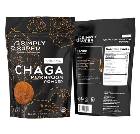 Chaga Mushroom Powder - Simply Super