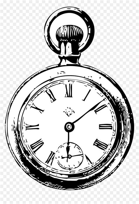 Old Clock Drawing, HD Png Download - vhv