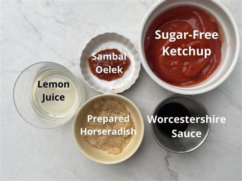 The Best Keto Cocktail Sauce - Low Carb Simplified