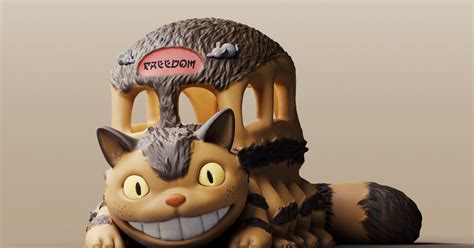 Catbus(My Neighbor Totoro) by Patrickart.hk | Download free STL model | Printables.com