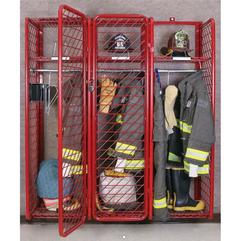 Wall Mounted Red Rack Gear Storage – Associated Fire Safety Group