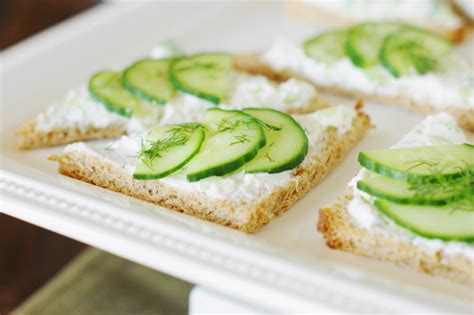 Cucumber Tea Sandwiches ~ 3 Spreads & 3 Ways - The Kitchen is My Playground