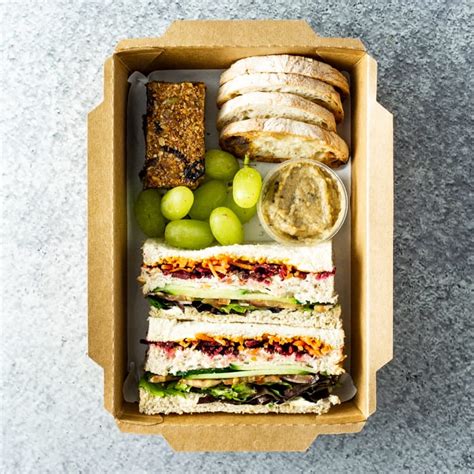 Club Sandwich Lunch Box - Togninis Cafe, Deli & Catering - Milton, Brisbane