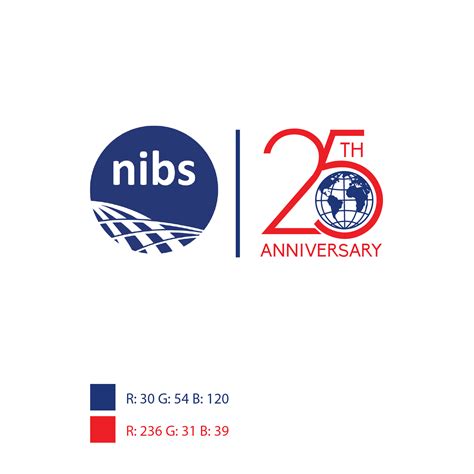 Design a complimentary NIBS 25th Anniversary logo to go along side NIBS existing logo | 26 Logo ...