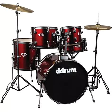 Ddrum D120B 5-Piece Drum Set Red | Guitar Center