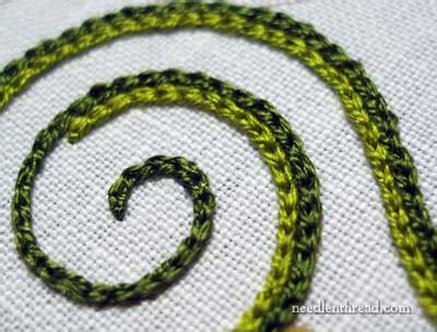 Embroidery Stitch Video Tutorial: Chain Stitch – NeedlenThread.com